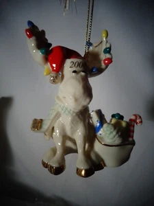 Lenox 2006 Moose Merry Mooseclaus Ornament #2 - Picture 1 of 8