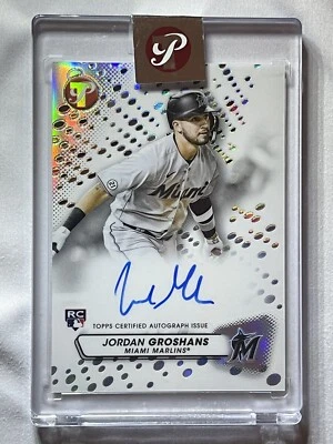 2023 Topps Pristine Jordan Groshans Rookie Auto RC #PA-JG Miami Marlins Baseball - Image 1 of 2
