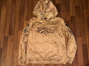 Denver Broncos. Saludo al servicio. Sudadera con capucha marrón Nike. Sudadera. JUVENTUD. Talla. M - Imagen 1 de 7
