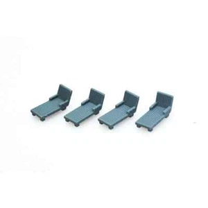 Yao's Studio 1/87 HO Scale Track Accessory Props Diorama Scenery Beach Chair - Picture 1 of 1
