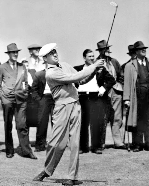 Foto brillante de golf Champion Golfer Ben Hogan 1940 8x10 impresión de columpio Foto 1 de 1