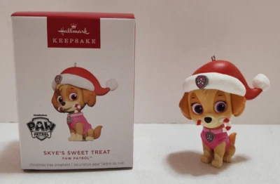Hallmark Keepsake Christmas Ornament Skye's Sweet Treat Paw Patrol Skye 2024 New