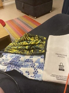 Two Bags of Ethics face coverings and protective carrying pouch - Picture 1 of 2