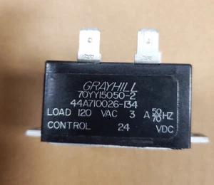 GRAYHILL SOLIDSTATE RELAY 70YY15050-2 44A710026-134 120V 3A 24V Control 8624 - Picture 1 of 4
