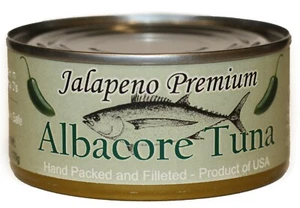 Captain Jake's Premium USA Canned Jalapeno Albacore Tuna 6 pack of 6 ounce cans - Picture 1 of 1