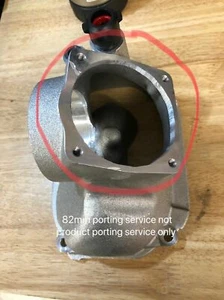 82mm Throttle Body supercharger inlet Snout Porting e55 sl55 mercedes m113k amg - Picture 1 of 1