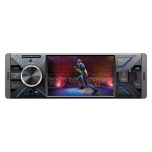 Pow Acoustik PML-43HB 1 DIN MICRO SD USB AUX MP3 Media Receiver Player Bluetooth - Picture 1 of 6