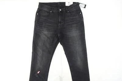 JEANS ELÁSTICOS PIERNA RECTA 32X30 GRIS DESCOLORIDO ALFANI PARA HOMBRE DEFECTOS Foto 1 de 4