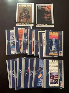 1990 NFL Pro Set Football Super Bowl MVP Cards Complete 25th Silver Subset of 24 - Picture 1 of 6