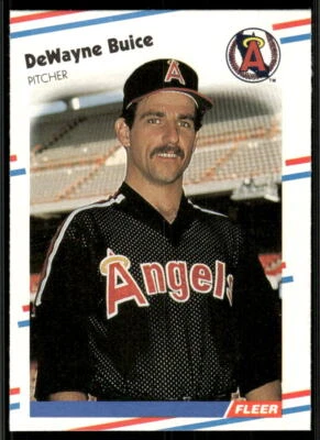 1988 Fleer #487 DeWayne Buice - Image 1 of 2