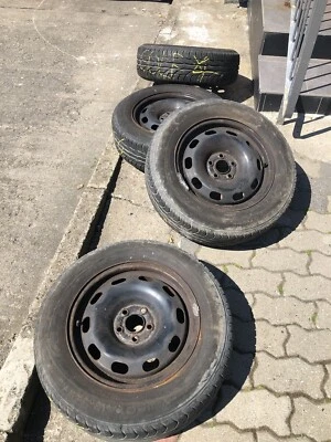 Sommerräder VW GOLF 4 Bora Audi A3 6Jx15 ET38 LK5x100 1J0601027Q 195/65R15 91H - Bild 1 von 4