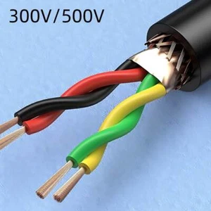 Wire Shielded Cable Twisted Pair Wires Black 0.3mm² ~ 2.5mm² 2 - 8 Core Signal - Picture 1 of 23