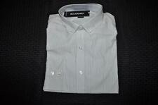 Claiborne 80's 2-Ply Mens Button Up Dress Shirt Long Sleeves White/Black NWT
