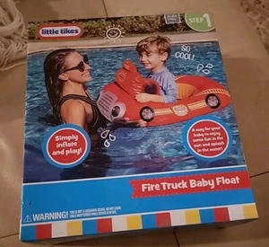 Little Tikes Fire Truck Ride-On Toddler Pool Float LT2722FT Pool Candy New Seald - Picture 1 of 5