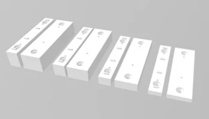 Ring Alarm Kontaktsensor (1. Gen) Distanzstück Scheibe Riser Set / individuelle Größe auf Bestellung - Bild 1 von 1