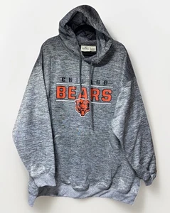 Chicago Bears Hoodie Men’s Size 5XL Fanatics NFL Graphic Print Gray Big&Tall - Picture 1 of 7