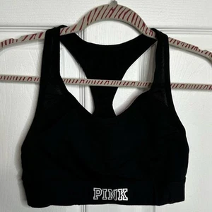 PINK VS VICTORIAS SECRET BLACK SPORTS BRA medium - Picture 1 of 6
