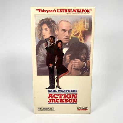 Action Jackson (First 1st Original Release, 1988 Lorimar VHS) SEALED, NICE! - Image 1 of 4