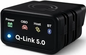 QUALLY Ǫ-ꓡіnk 5.0 Pro OBD2 Escáner Bluetooth Herramienta de Diagnóstico f - Imagen 1 de 9