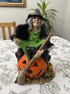 Vintage 1972 Byron Mold Halloween Hexe Figur - handbemalt - Bild 1 von 20