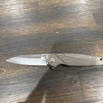 Hoja Tanto recubierta de titanio Schrade SCH700 Ray Ultra Glide gris 3,5 pulgadas Foto 1 de 3