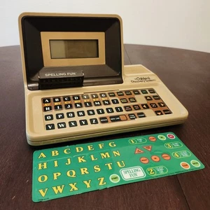 Vintage 80s Mattel Children’s Discovery System Computer Toy & Spelling Cartridge - Picture 1 of 12