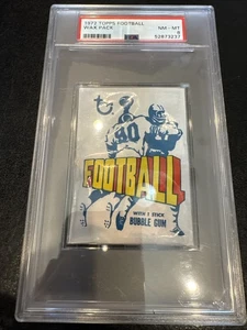 Topps Football 1972 confezione cera mai aperta PSA 8 nuovo supporto splendido Topps - Foto 1 di 4
