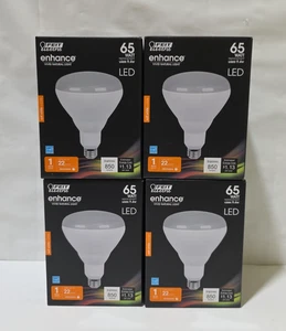FEIT ELECTRIC BR40DM/927 ENHANCE VIVID NATURAL LIGHT PACK OF 4 (65W 850 LUMENS) - Picture 1 of 6