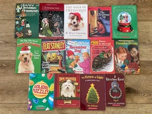 Lot of 14 CHRISTMAS/WINTER Themed Scholastic Classroom Children Books - Picture 1 of 10