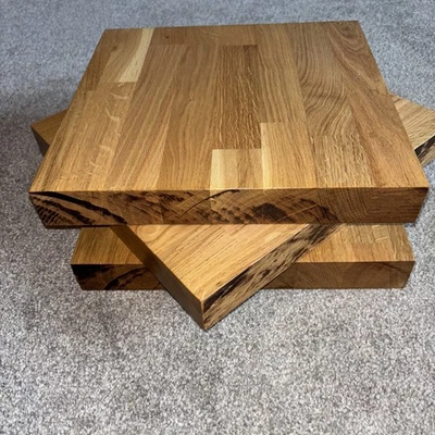 Solid Oak Chopping Board, Butchers Block, Chop Block, Chef Board, Kitchen - Image 1 of 3