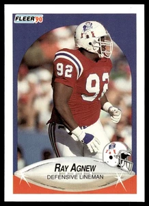 1990 Fleer Update Ray Agnew Rookie New England Patriots #U-5 - Picture 1 of 2