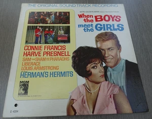 Connie Francis Hermans Hermits Etc WHEN THE BOYS MEET THE GIRLS 1965 O.S.T NMINT - Picture 1 of 24