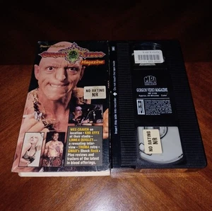 Gorgon Video Magazine 1989 VHS Michael Berryman See Description Shrinkwrap - Picture 1 of 5