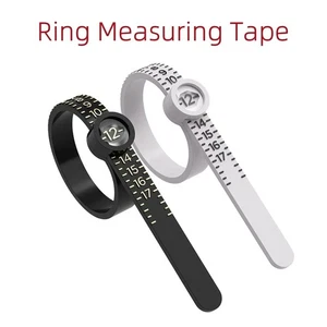 1 Pcs Ring Sizer Measuring Set, Reusable Finger Size Ruler with Magnifying Glass - Bild 1 von 21