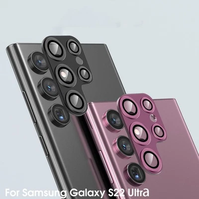 Cover Camera Lens Protector Film Glitter Shiny For Samsung Galaxy S22 Ultra Plus - Image 1 of 4