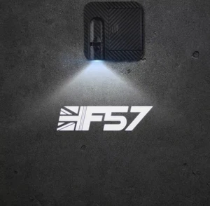 Mini Cooper F57 Proiettore Laser LED Wireless Benvenuto Pozzanghera Luci Alimentazione Batteria - Foto 1 di 6