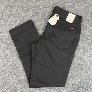 Prana Zion 5 Pocket Slim Tapered Herren 34x30 Schwarz Stretch Hose Neu - Bild 1 von 12