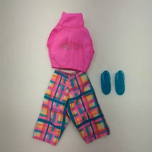 Barbie Go In Style Fashions 1996 de colección traje capris rosa a cuadros #68014-94 - Imagen 1 de 4