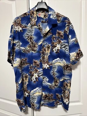 Hawaiian Hilo Hattie The Hawaiian Original Shirt Floral Tropical Beach Men’s 3X - Image 1 of 4