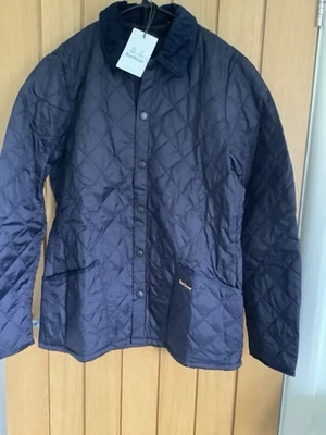 New Barbour LIDDESDALE Quilt Jacket. Extra Large, Dark Navy, - Image 1 of 4