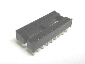 5 x Socket for integrated circuits, 18 pins, double spring, pitch 2.54mm - Picture 1 of 3
