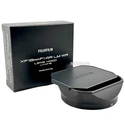 New FUJIFILM LH-XF18 Lens Hood for XF18mmF1.4 R LM WR Lens - Image 1 of 4