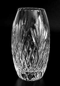 Schöne Vintage 71⁄4"" Zoll Royal Brierley stark geschnittene Vase - Bild 1 von 4