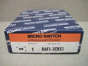 Micro Switch BAF1-3CNX1 Limit Switch Top & Bott Plunger 1NC/1NO SPDT Maintained - Picture 1 of 8