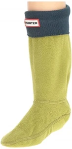Hunter 175123 Kids Unisex Original Crab Cuff Boot Socks Green Size Medium - Picture 1 of 5