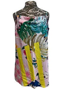 NEW ASOS Strappy Botanical Mini Dress Short Lightweight Flowy Multicolor 12 P - Picture 1 of 18