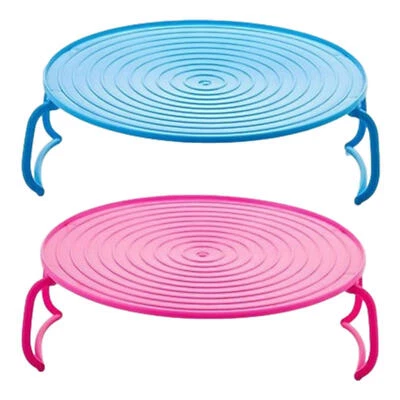 Microwave Plate Stacker Steaming Tray Handy Table Mat Lid Plate Cover Baking - Image 1 of 4
