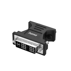 Hama Adapter DVI-I Stecker (18+5) auf VGA-Buchse, Full-HD 1080p 60Hz, Video, PC - Bild 1 von 2