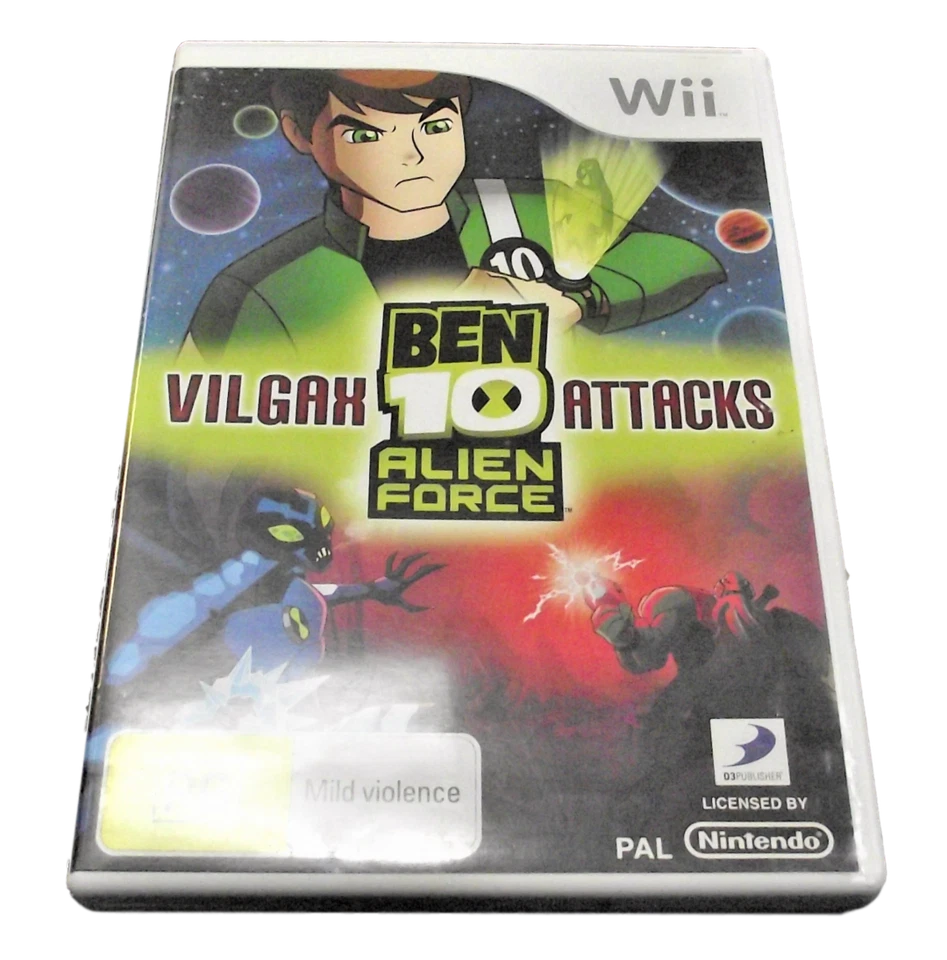 Ben 10 Alien Force Vilgax Attacks Nintendo Wii PAL *No Manual*  - Image 1 of 1