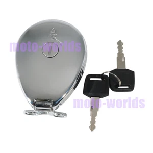 Fuel Gas Tank Cap Cover Key Fit for Kawasaki BN125A Eliminator 125 1998-2009 - Picture 1 of 9